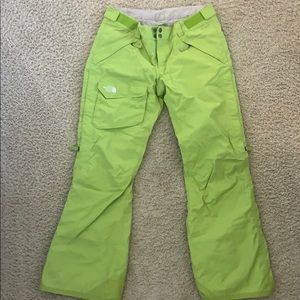 Northface ski/snowboard pants, size m